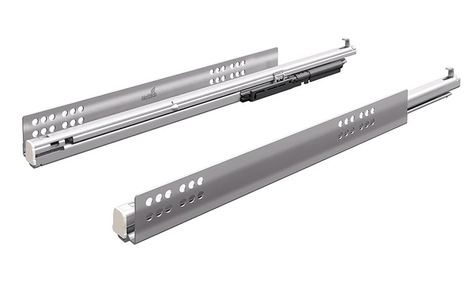 K-HETTICH Atira zásuvka 176, 470mm/30kg, relingy, bílá, SiSy