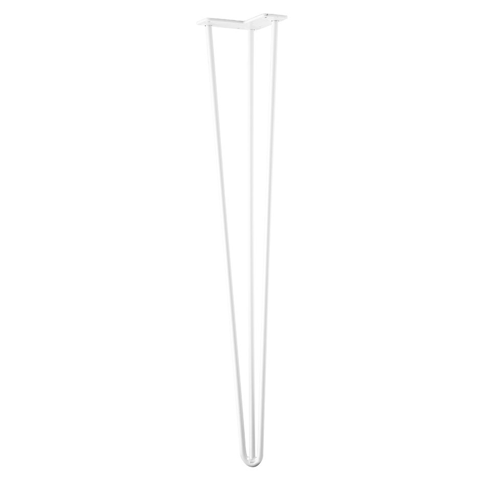 StrongLegs stolová noha TS003 710mm bílá lesklá