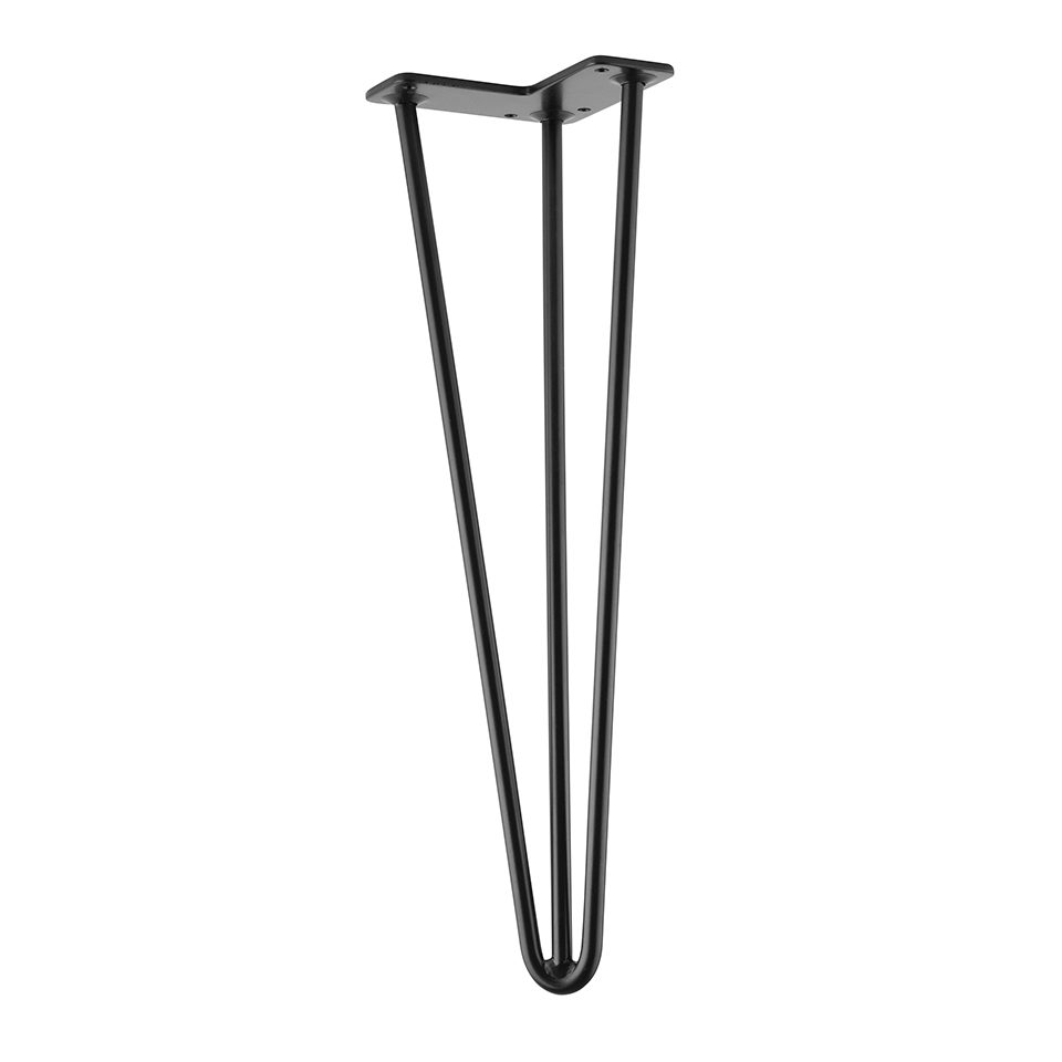 StrongLegs stolová noha TS003 420mm černá matná