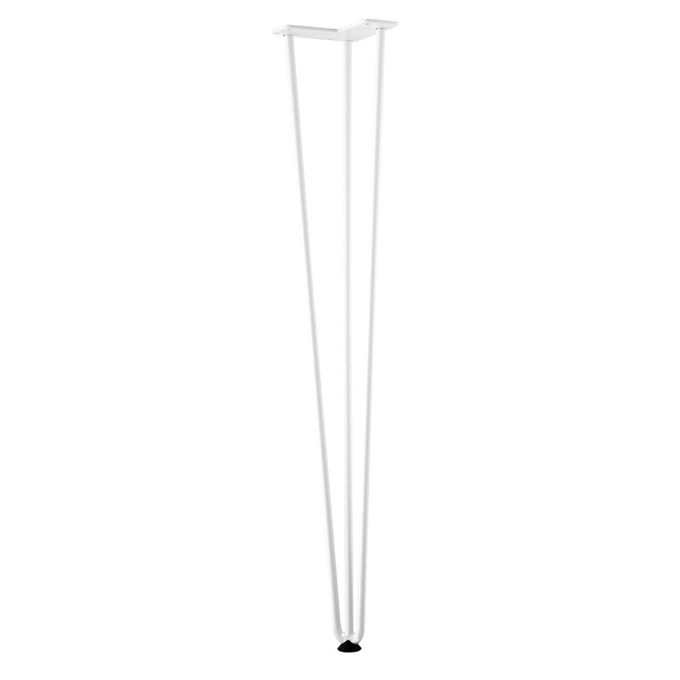 StrongLegs stolová noha TS003 710mm bílá lesklá