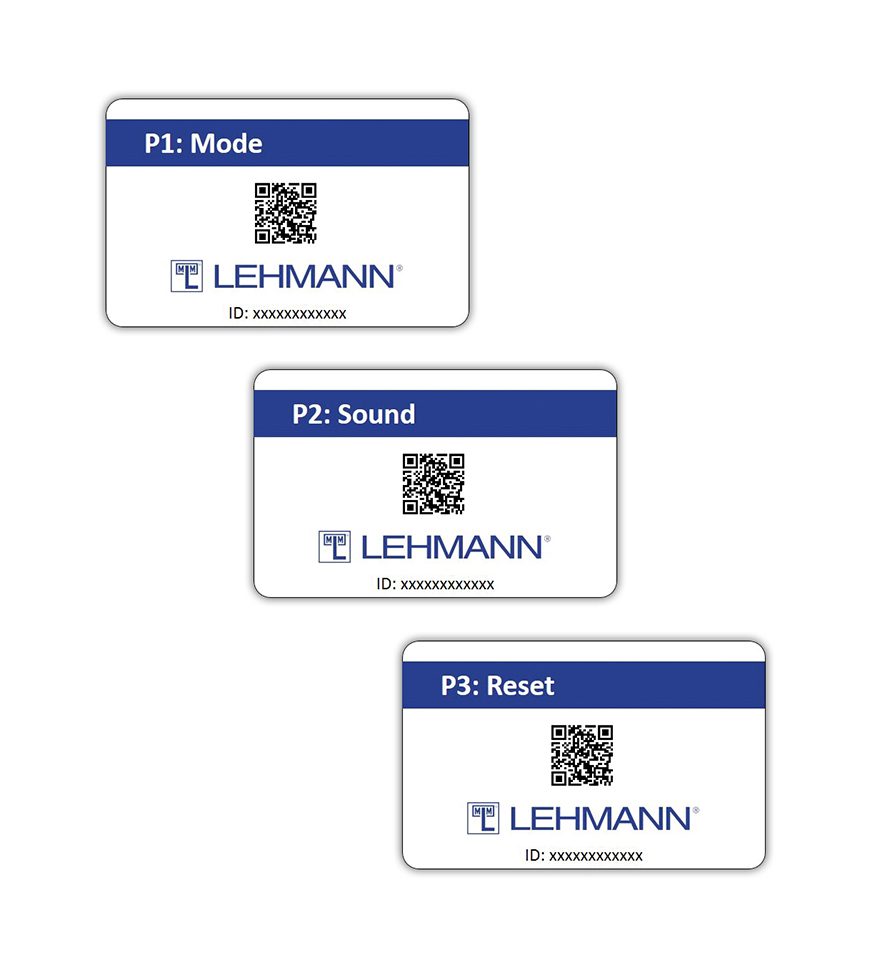 LEHMANN Sada karet pro elektronické zámky Mifare - Mode Sound Reset