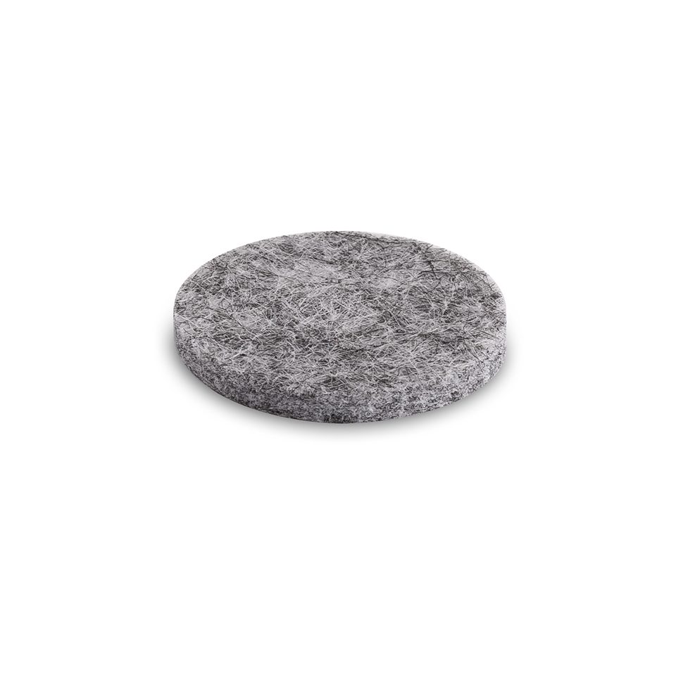STRONG kluzák na nalepení na archu plstěný průměr 25mm šedá