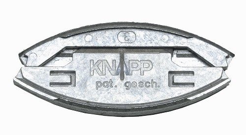 KNAPP K049 zásuvný spoj SILVER (slitina hliníku a zinku)