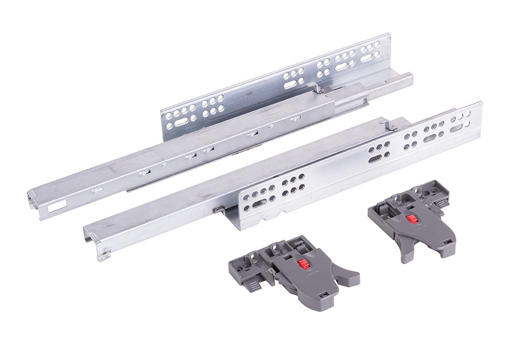 StrongRide synchro 2D skrytý celovýsuv, 350mm/35kg, bezúchytkové otevírání, push