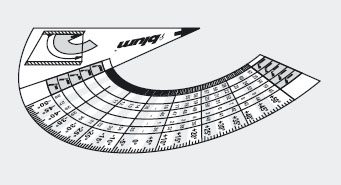 BLUM 65.5810.01 Pythagoras šablona pro řešení úhlových závěsů