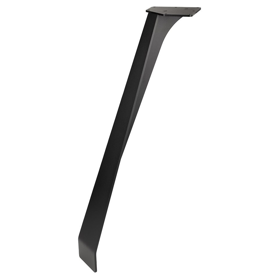 MILADESIGN ET N72110 zkosená stolová noha černá 720mm