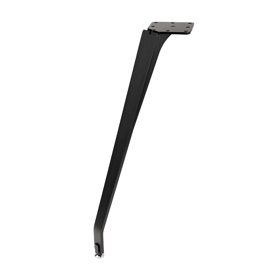 MILADESIGN ET N42026 zkosená stolová noha černá 420mm
