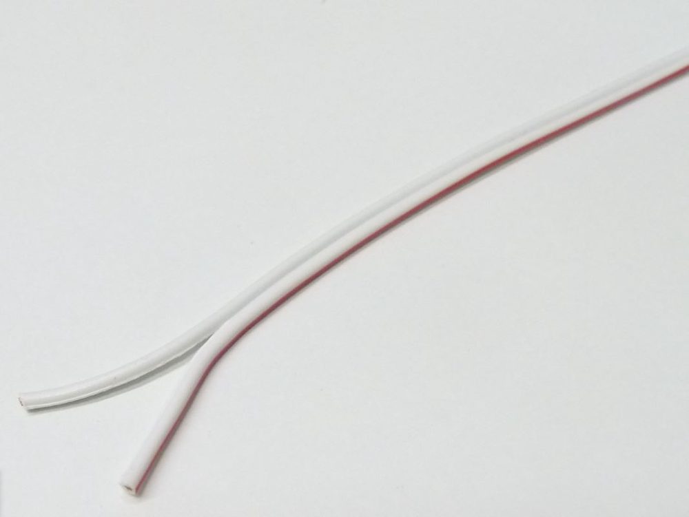 StrongLumio Dvojlinka 2x0,5mm 2 20AWG bílo-červená