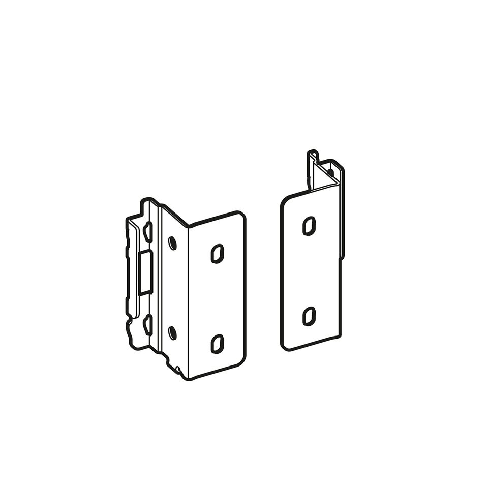 HETTICH 9257666 AvanTech YOU držák zad 101, levá, stříbrná