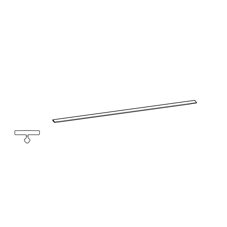 HETTICH 9255774 AvanTech You krycí profil 550 mm imitace nerezi