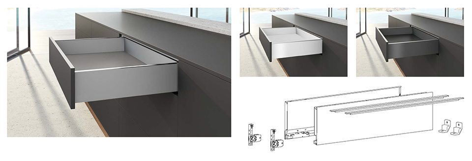 HETTICH 9255334 AvanTech You sada bočnic 139/300 antracit