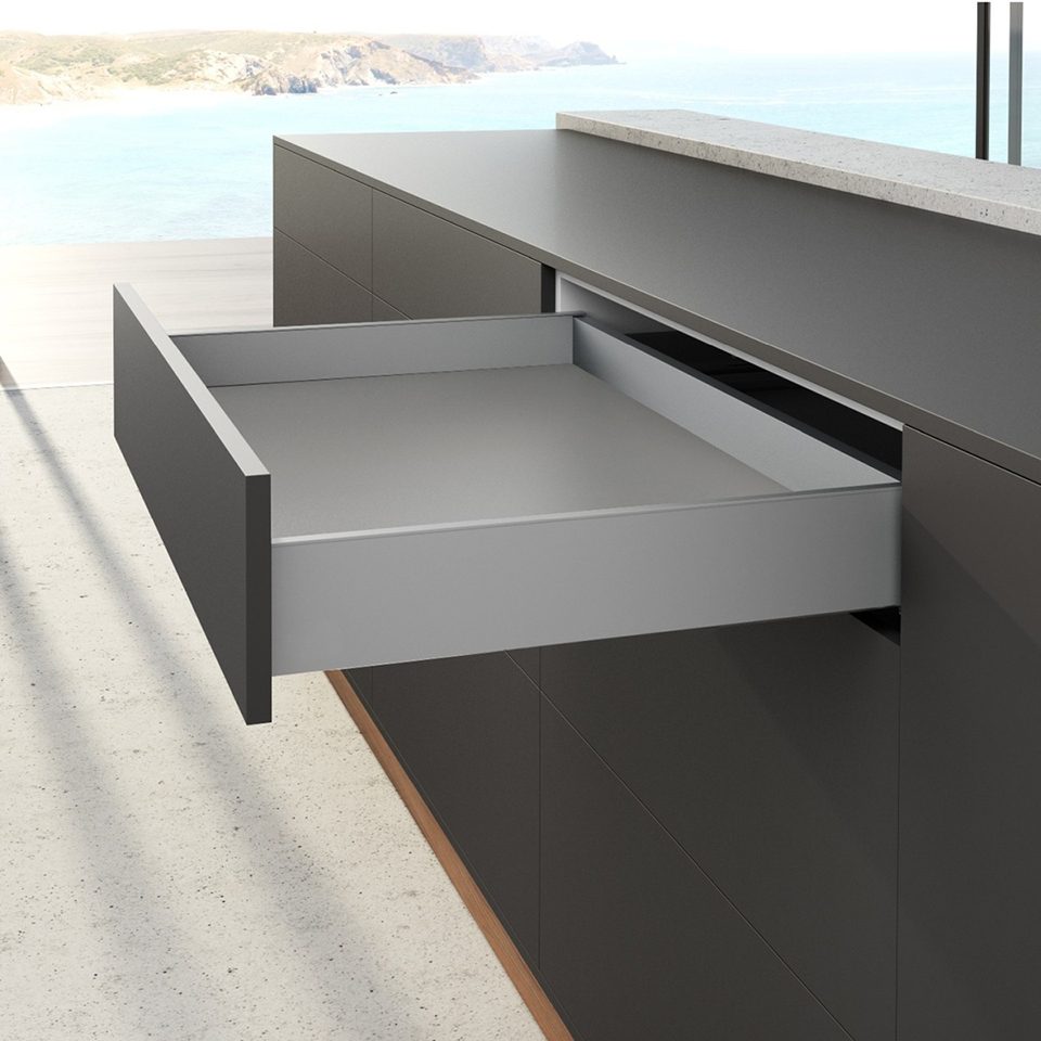 HETTICH sada AvanTech YOU zásuvka, 101/300mm, 30kg, Quadro, stříbrná, SiSy
