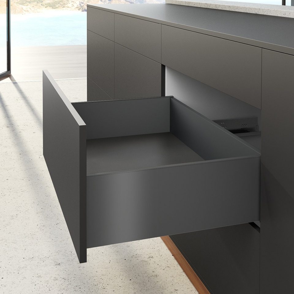 HETTICH sada AvanTech YOU zásuvka, 187/550mm, 30kg, Quadro, antracit, SiSy