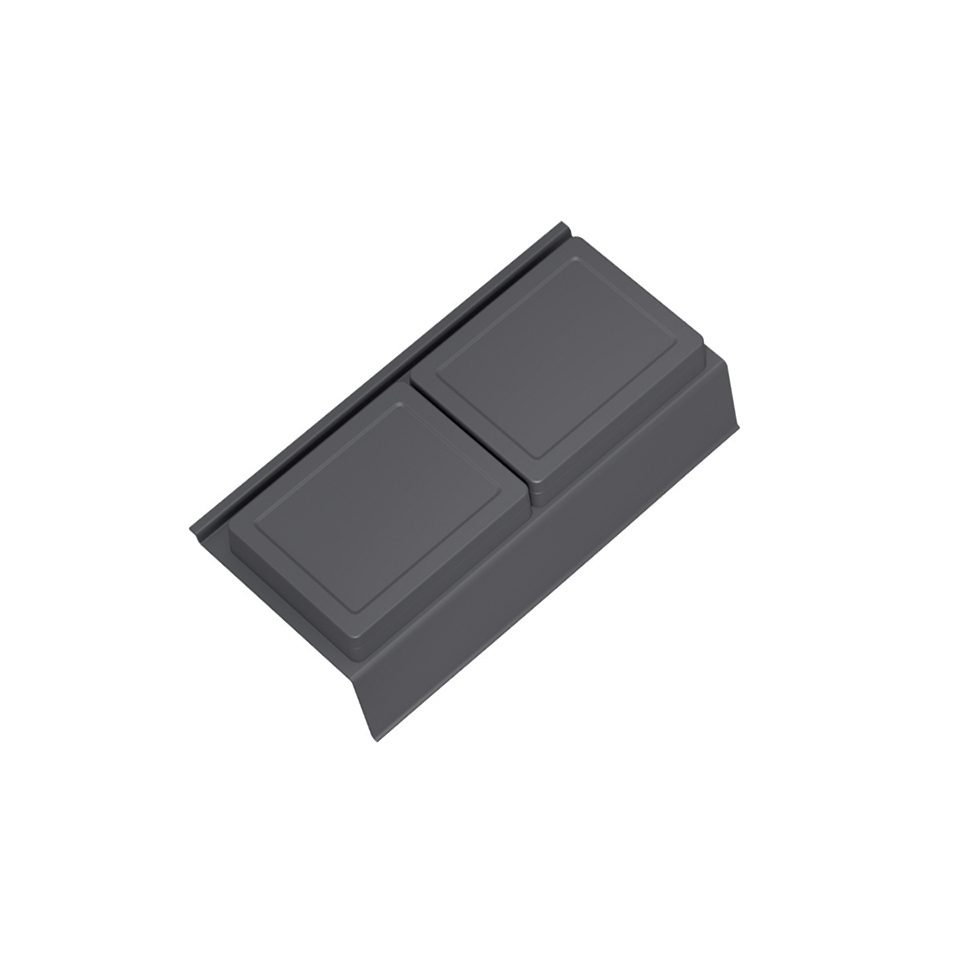 GOLLINUCCI Koupelnový organizér s příslušenstvím 270mm 122x242x69mm antracit