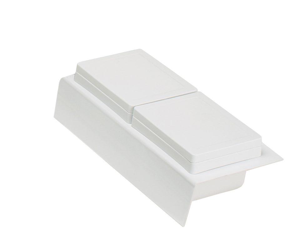 GOLLINUCCI Koupelnový organizér s příslušenstvím 270mm 122x242x69mm bílá