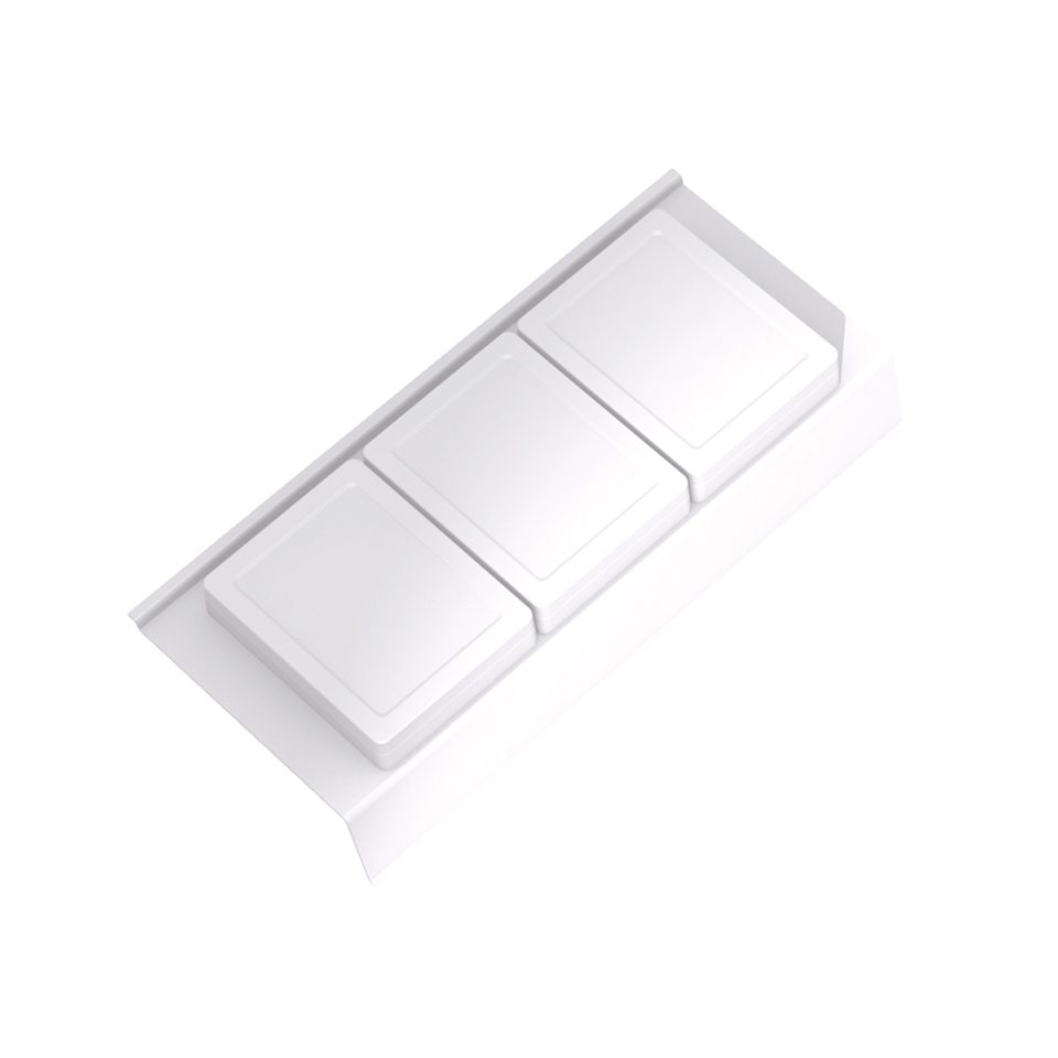 GOLLINUCCI Koupelnový organizér s příslušenstvím 350mm 146x322x69mm bílá