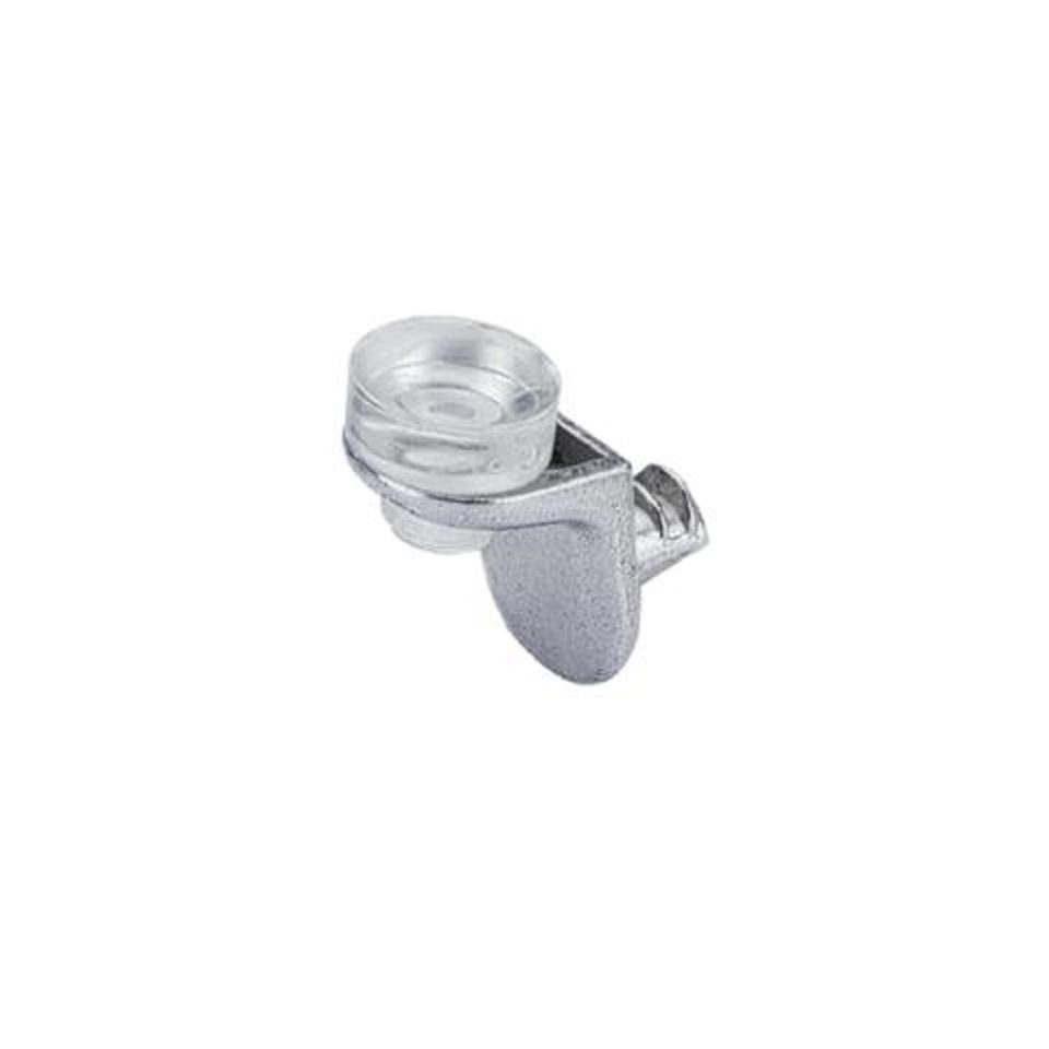 HETTICH 47609 podpěra police Sekura 8, 5 mm, niklováno, transparentní