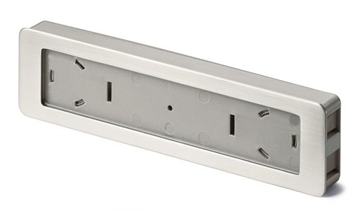 HETTICH 9086691 Úchytka Touch-In 172 imitace nerezi zápustná