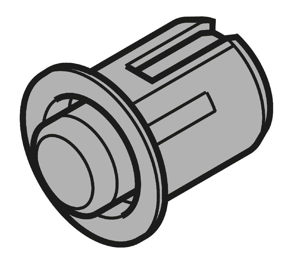 BLUM 993.0830.01 Servodrive, distanční doraz 8 mm k zavrtání, výška 2,6 mm