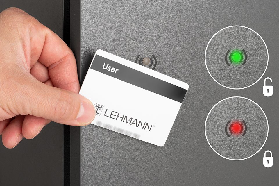 LEHMANN Elektronický zámek Captura RFID 13.56Mhz Mifare s protikusem A