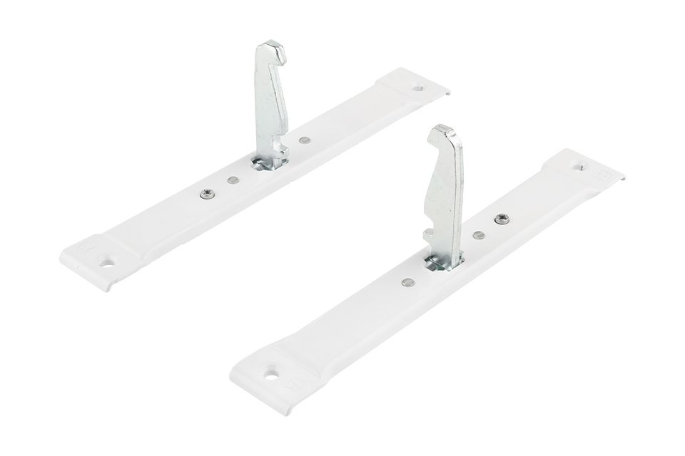 KES 232216 Dispensa, držák čela pro potravinovou skříň, 300mm, bílá