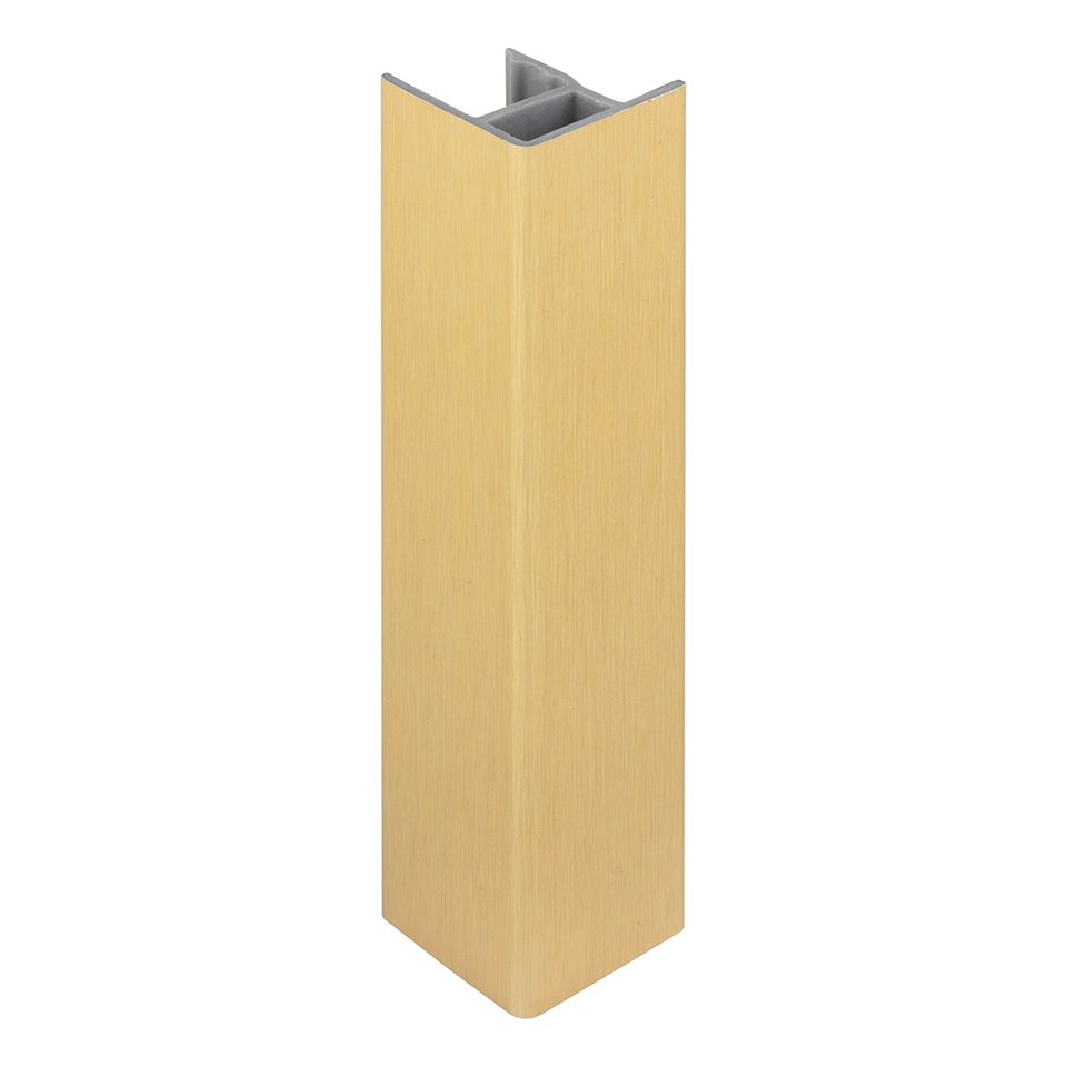 SCILM rohová spojka/koncovka 100mm zlatá broušená