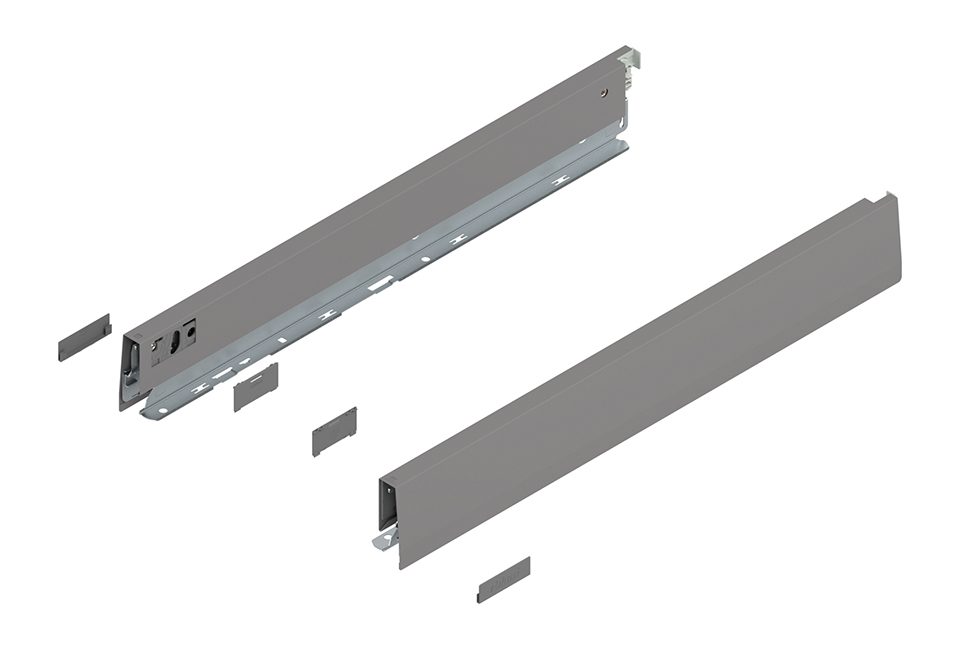 BLUM 470N4502S Merivobox, bočnice N 450mm, světle šedá IG