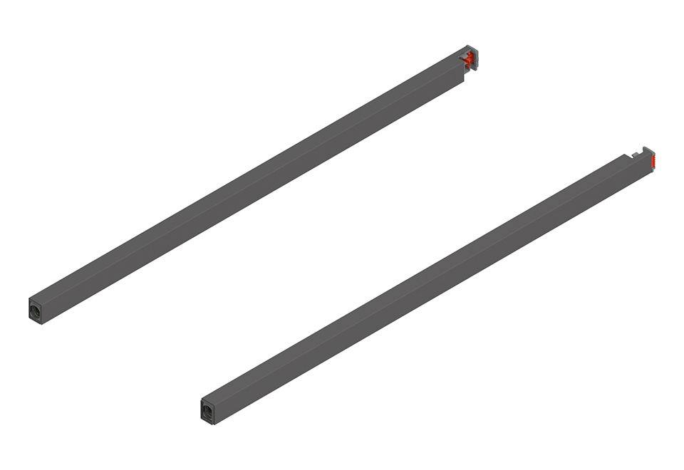 BLUM ZR4.350RS.E Merivobox, podélný reling 350mm, tmavě šedá OG
