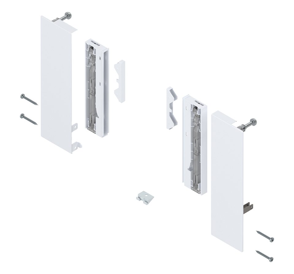K-BLUM Merivobox, zásuvka E boxcover 500mm/40kg, bílá, vnitřní, sklo