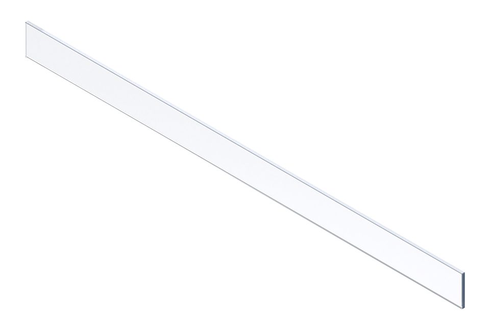 BLUM ZE4L1058G Merivobox, přední sklo nízké, KB1200 bok 18/19 mm, čiré