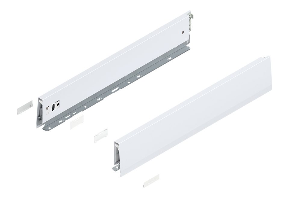 K-BLUM Merivobox, zásuvka E boxcover 350mm/40kg, bílá, Inserta