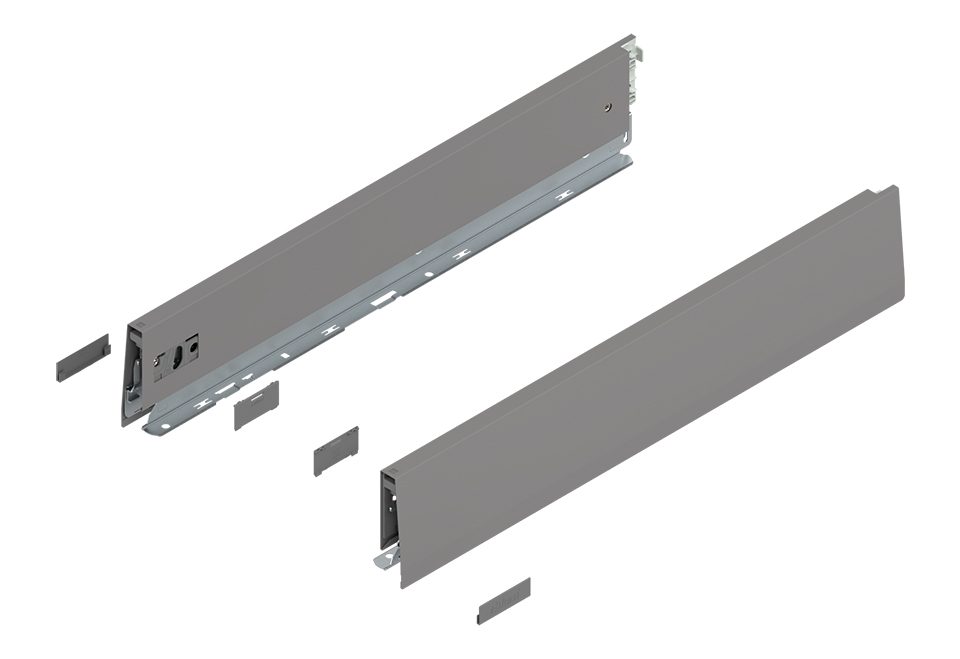 K-BLUM Merivobox M 600 mm, 70 kg, Indium šedá, vnitřní