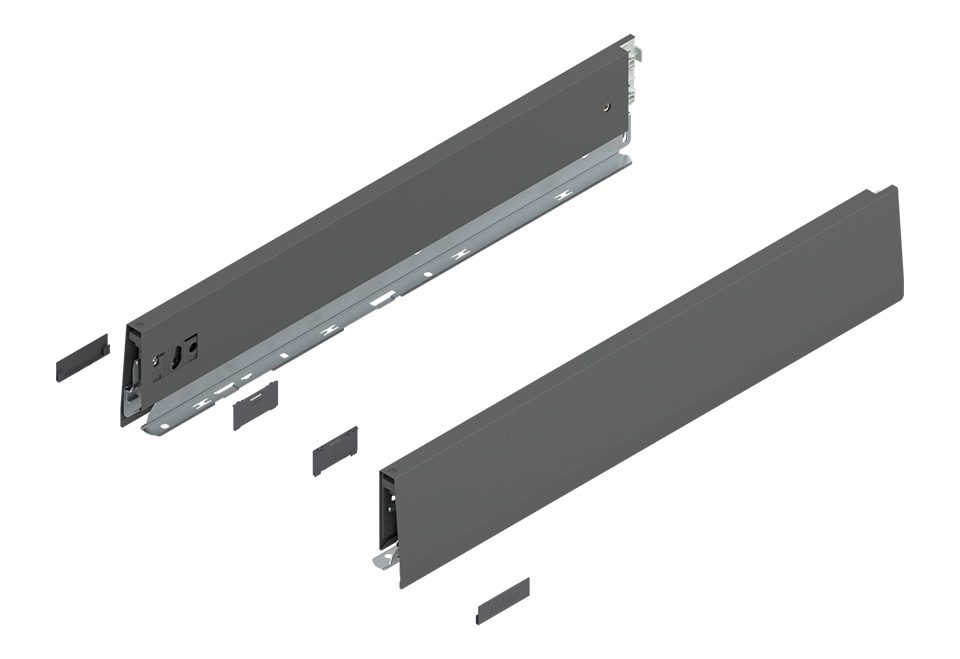 BLUM 470M3502S Merivobox, bočnice M 350mm, tmavě šedá OG