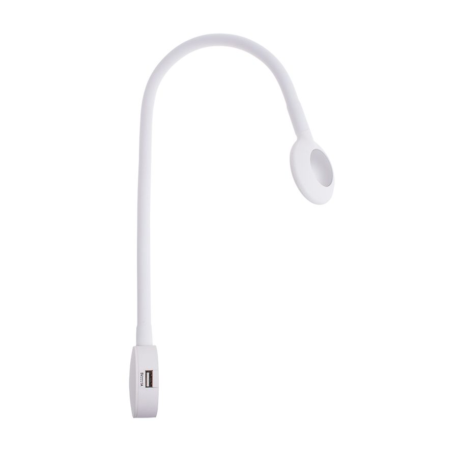LED lampička Modus Touch USB 12V 2W teplá bílá, bílá