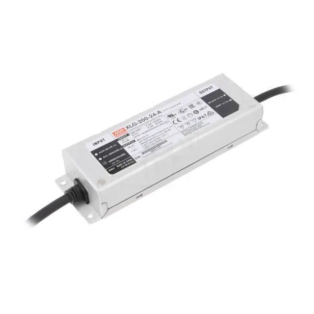 MEAN WELL napájecí zdroj XLG-200-24-A, 24V, 200W, IP67