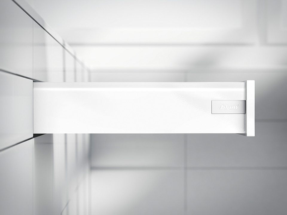 K-BLUM Antaro, zásuvka K 400mm/30kg, Blumotion/TOB, šedá, vrut