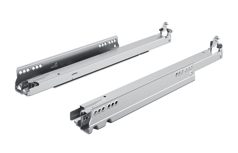 K-HETTICH Actro 5D skrytý celovýsuv, 500mm/40kg, sada pro 16mm, spojky, SiSy