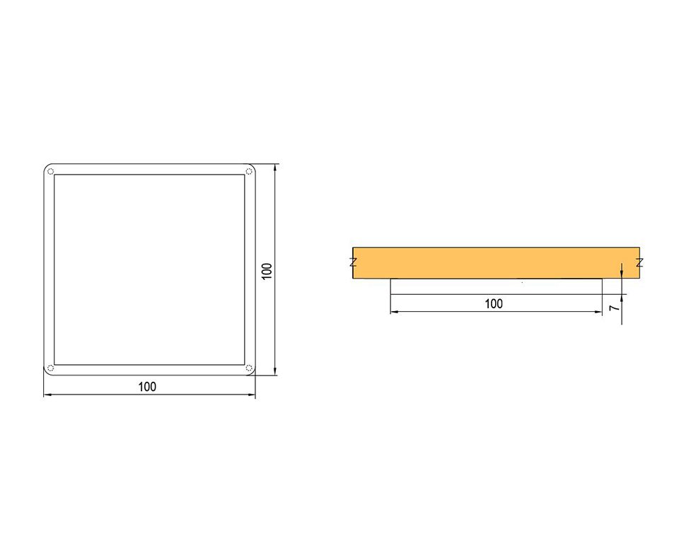 LED bodovka CIRAT 12V 3W bílá neutrální, alu anodovaný