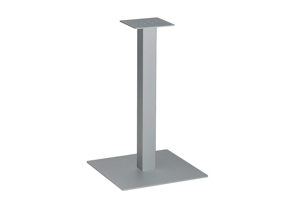 STRONG Stolová noha centrální 450x450mm stříbrná