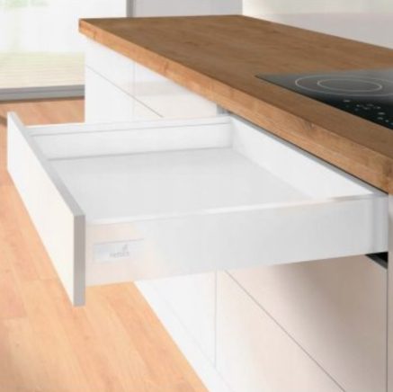 K-HETTICH Atira zásuvka 70, 620mm/50kg, bílá, PTO