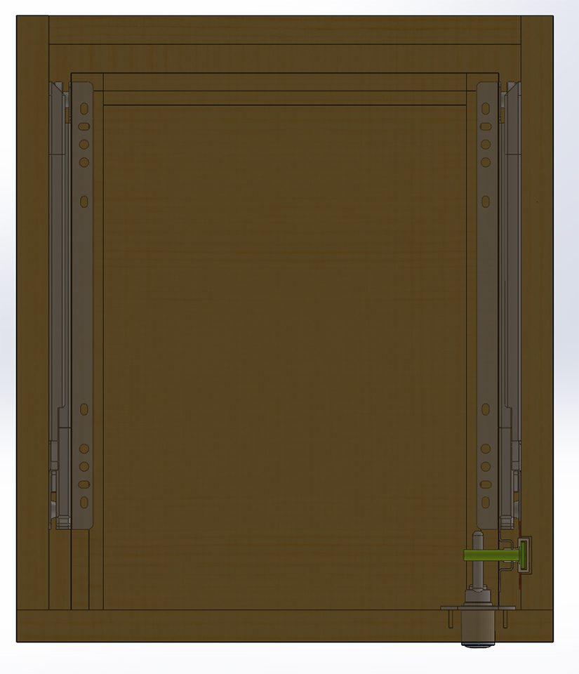 StrongLocks Centrální zámek tyč 600mm 4 zásuvky