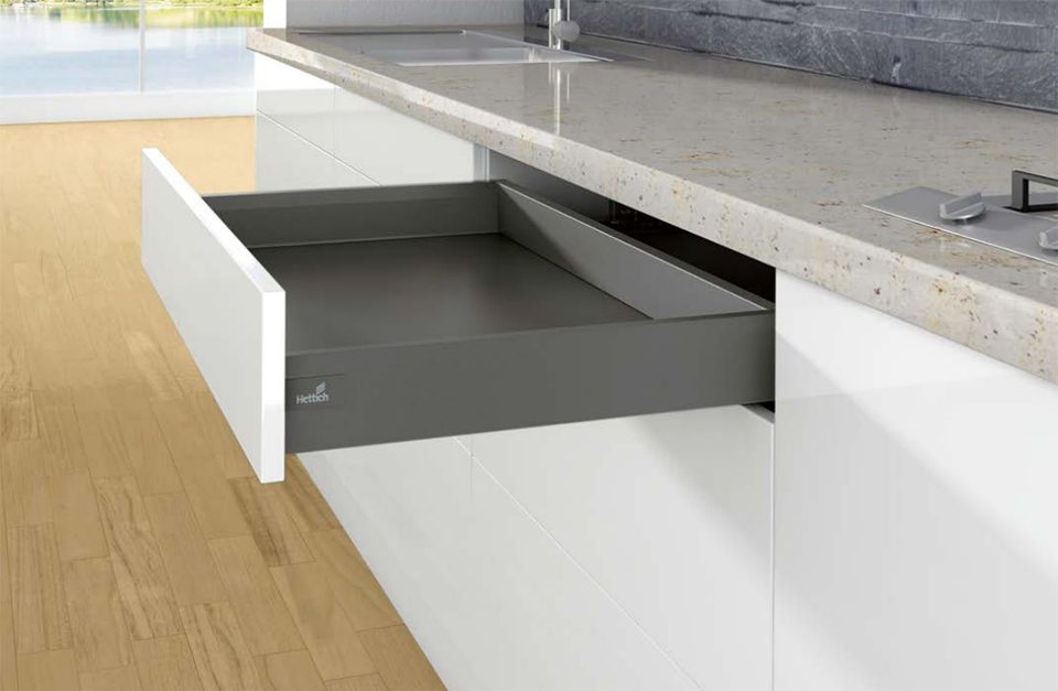 K-HETTICH ArciTech zásuvka 94, 500mm/40kg, antracit, SiSy