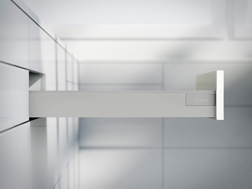 K-BLUM Antaro, zásuvka N 500mm/30kg, Blumotion/TOB, šedá, vrut