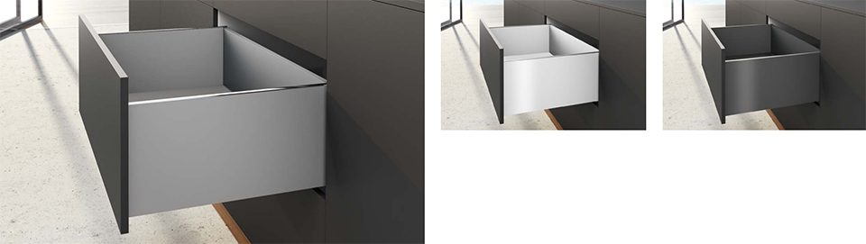 HETTICH sada AvanTech YOU zásuvka, 251/350mm, 30kg, Quadro, antracit, SiSy