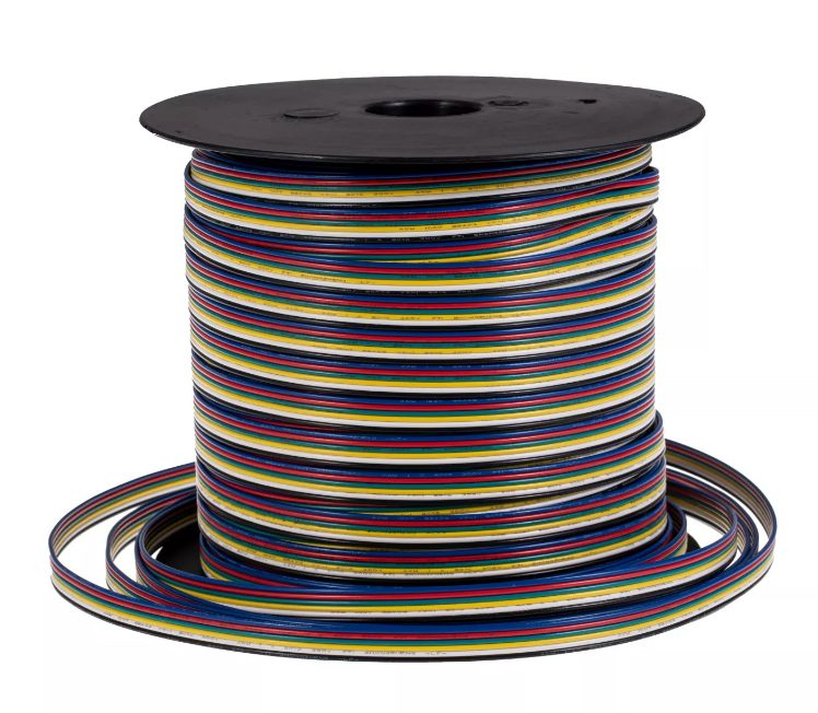 StrongLumio plochý RGBCCT kabel (šestilinka)
