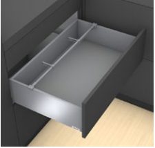 BLUM ZC4U10F0 Ambia-line podélné dělení pro příčný reling MVX Indium šedá IG-M