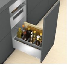 BLUM ZC7B0100S Ambia-line souprava na láhve pro LBX/MVX Indium šedá IG-M