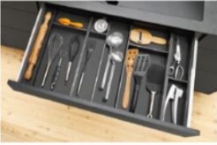 BLUM ZC7Q0U0SS Ambia-line příčné dělení LBX/MVX (ZC7S300RSU) Indium šedá IG-M