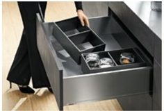 BLUM ZC7S450RS2 Ambia-line rámeček pro LBX/MVX, NL=450/Š=200 Indium šedá IG-M