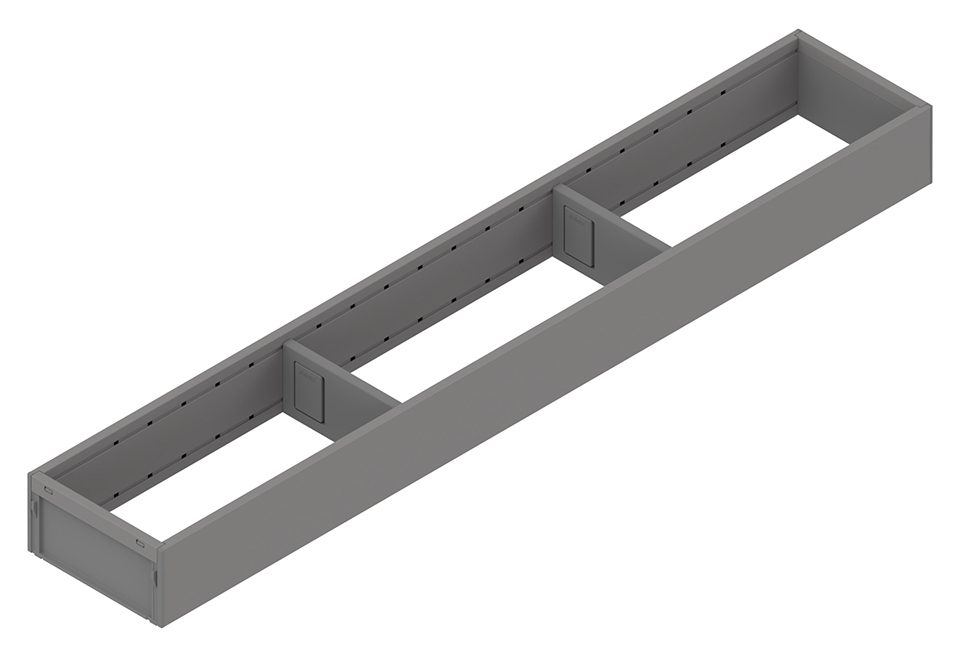 BLUM ZC7S600RS1 Ambia-line rámeček pro LBX/MVX, NL=600/Š=100 Indium šedá IG-M